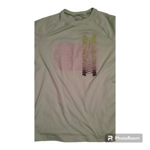 Under Armour neon green YOUTH LARGE